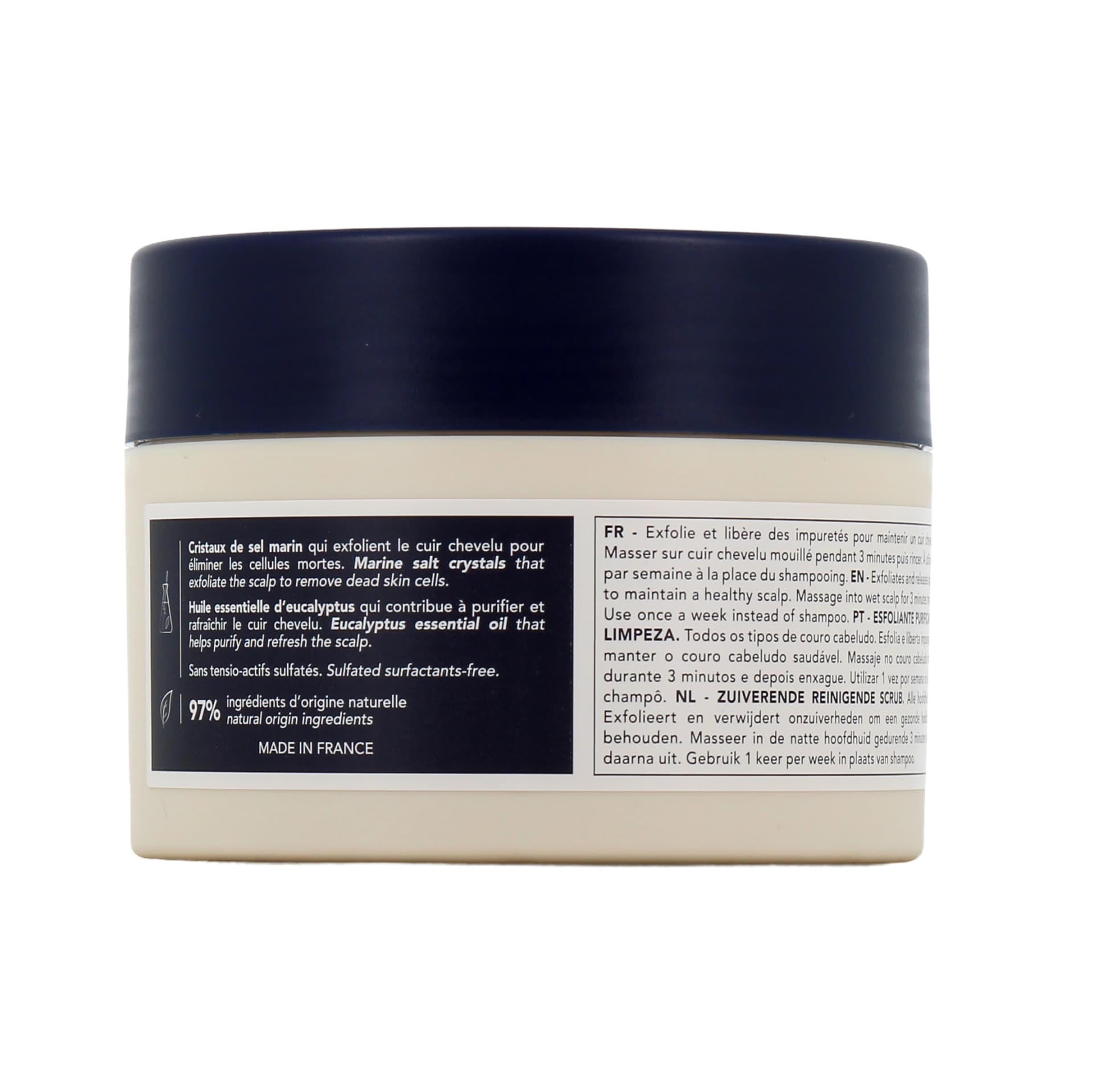 Phyto Solution Gommage Lavant Purifiant Tous Types De Cuir Chevelu Pot 200g