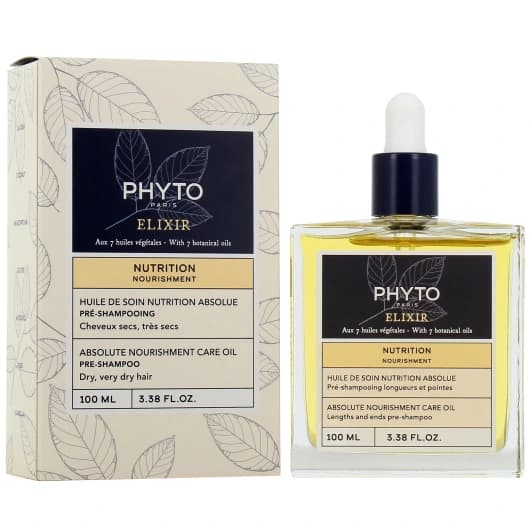 Phyto Nutrition Huile De Soin Nutrition Absolue Preshampooing 100ml