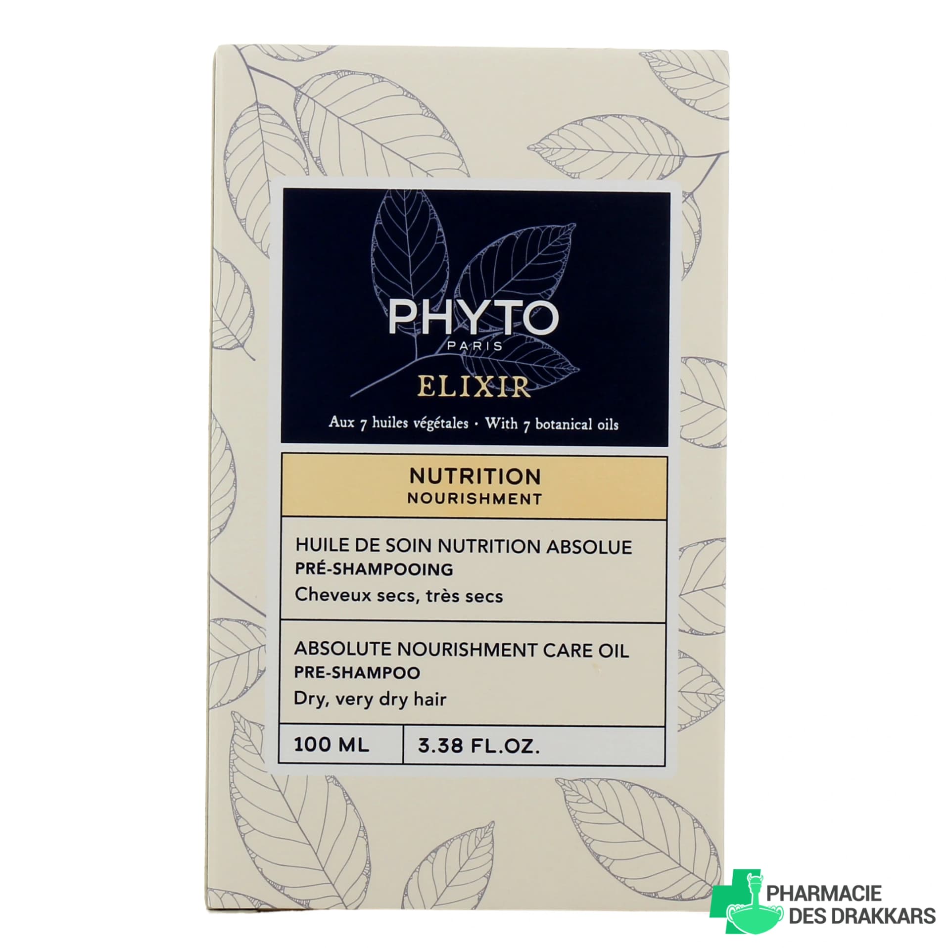 Phyto Nutrition Huile De Soin Nutrition Absolue Preshampooing 100ml