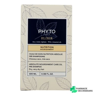 Phyto Nutrition Huile De Soin Nutrition Absolue Preshampooing 100ml