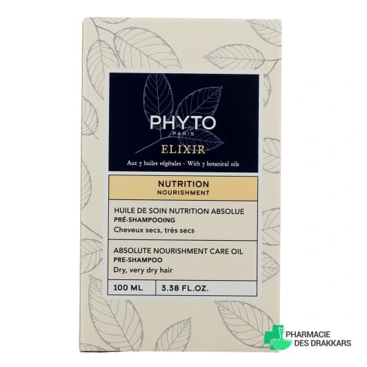 Phyto Nutrition Huile De Soin Nutrition Absolue Preshampooing 100ml
