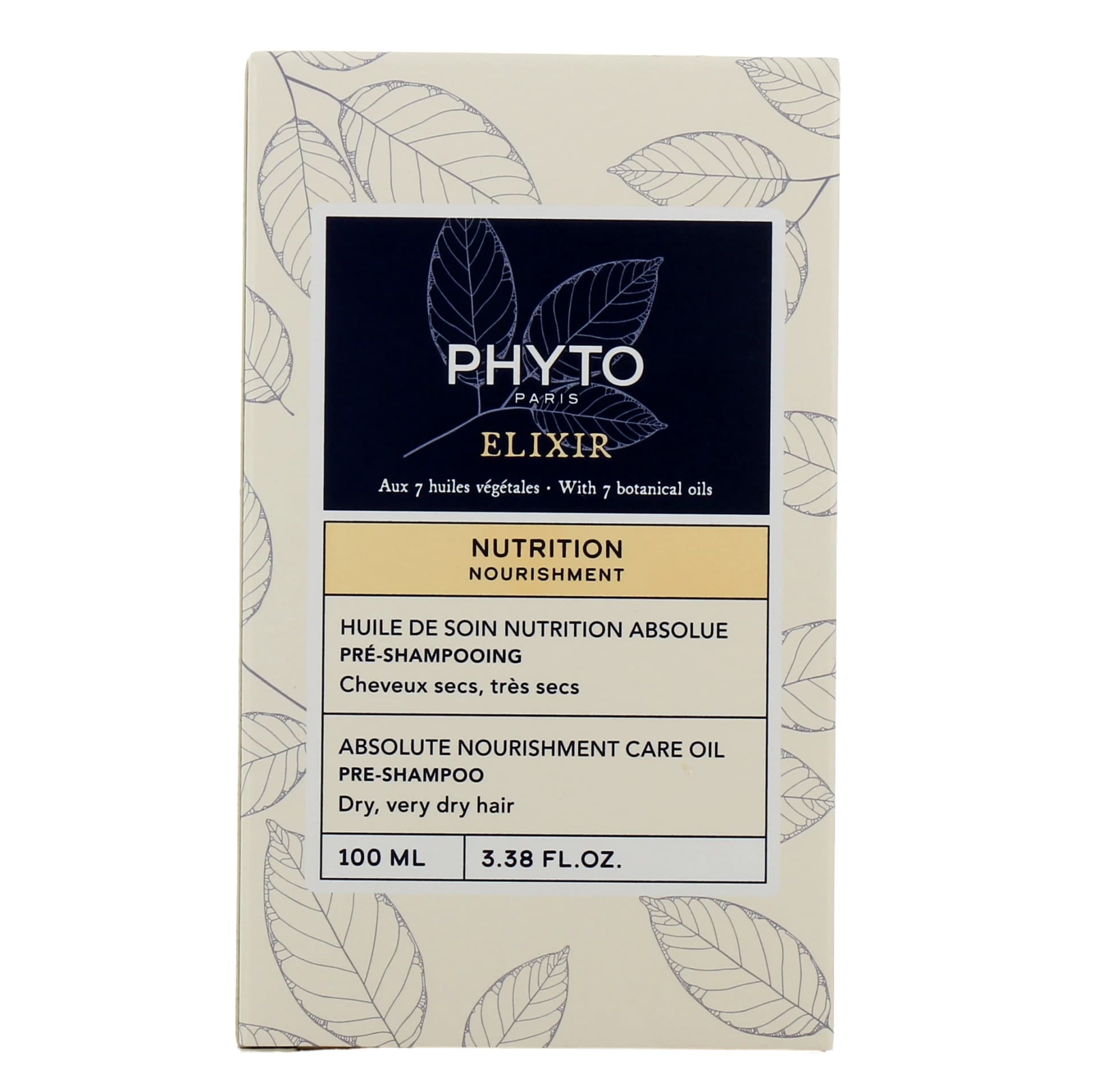 Phyto Nutrition Huile De Soin Nutrition Absolue Preshampooing 100ml