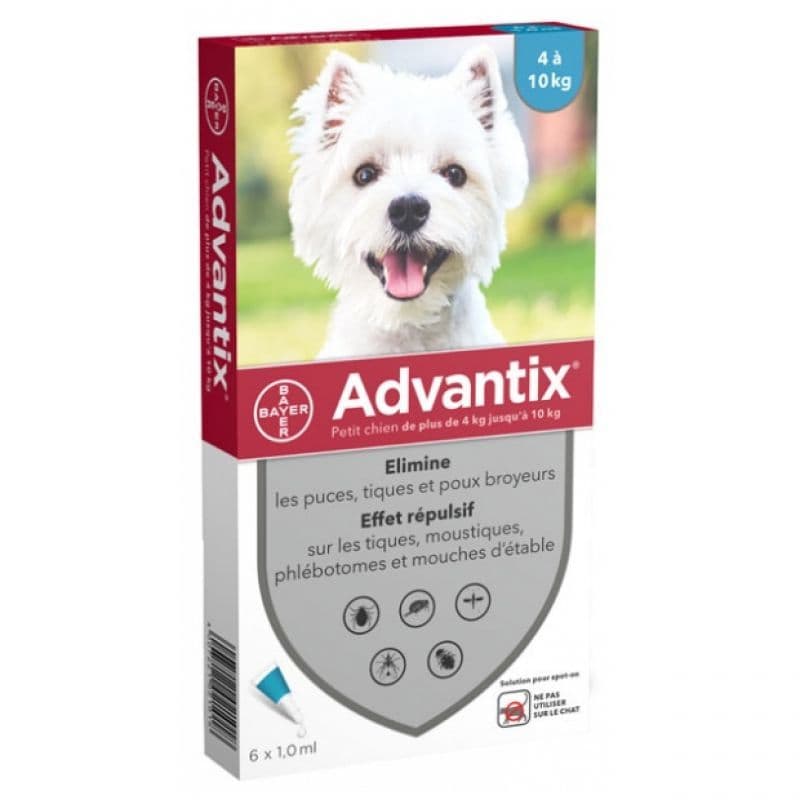 ADVANTIX PETIT CHIEN PIPET1ML6 — Grande Pharmacie de la Gare - Sartrouville