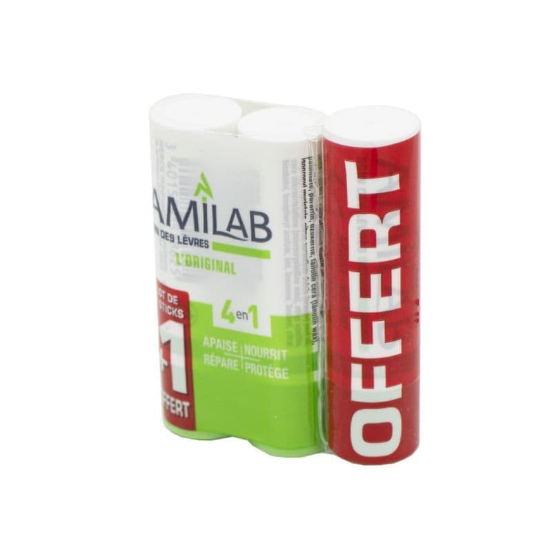 AMILAB STICK SOIN LEV 4,7G X3 — Pharmacie Européenne 24/24 de la place de clichy