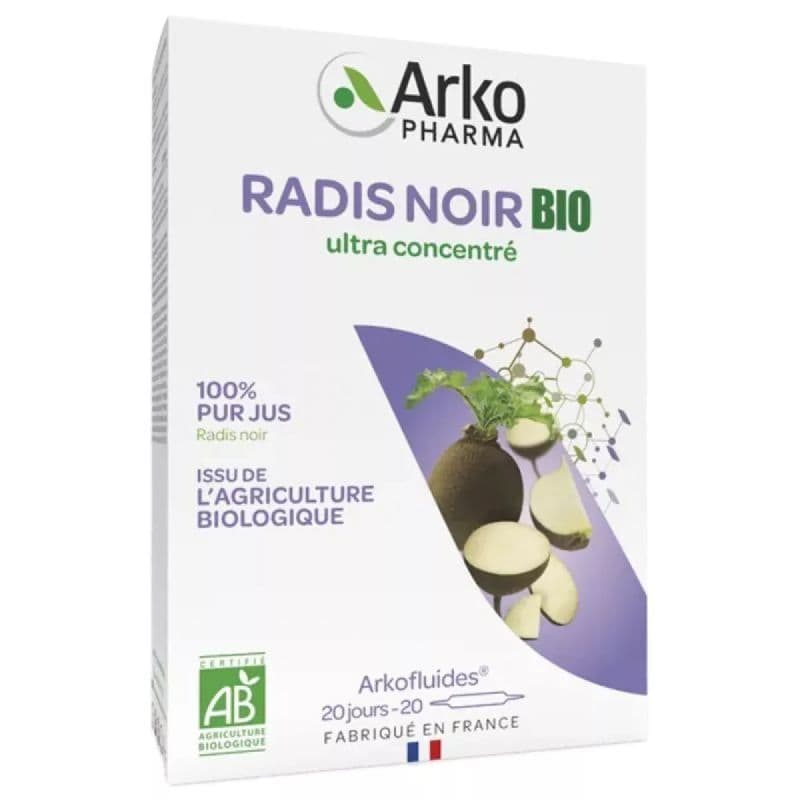 ARKOFL RADIS NOIR BIO AMP 20 X10ML — Grande Pharmacie de Grenelle