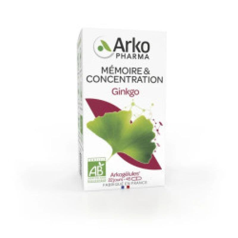 ARKOG GINKGO BIO GELUL 45 — Pharmacie Sainte-honorine / la cité