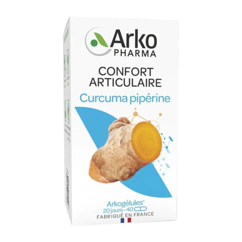 ARKOG CURCUMA+PIPERINE BIO GELU 40 — Pharmacie Tasseel
