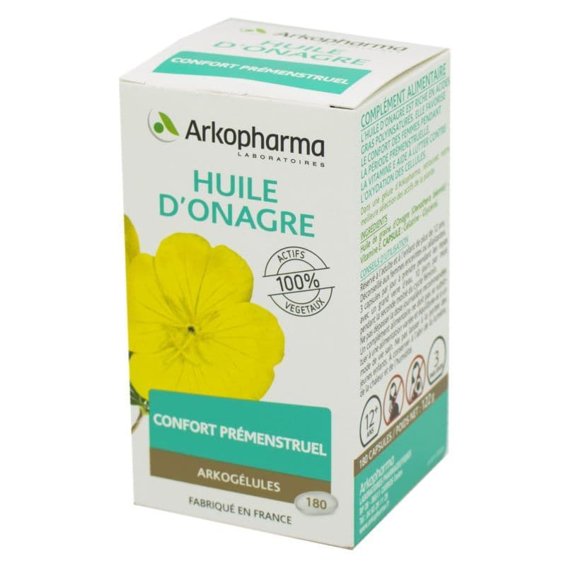 ARKOG HUILE D ONAGRE CAPS 180 — Pharmacie de Norelan