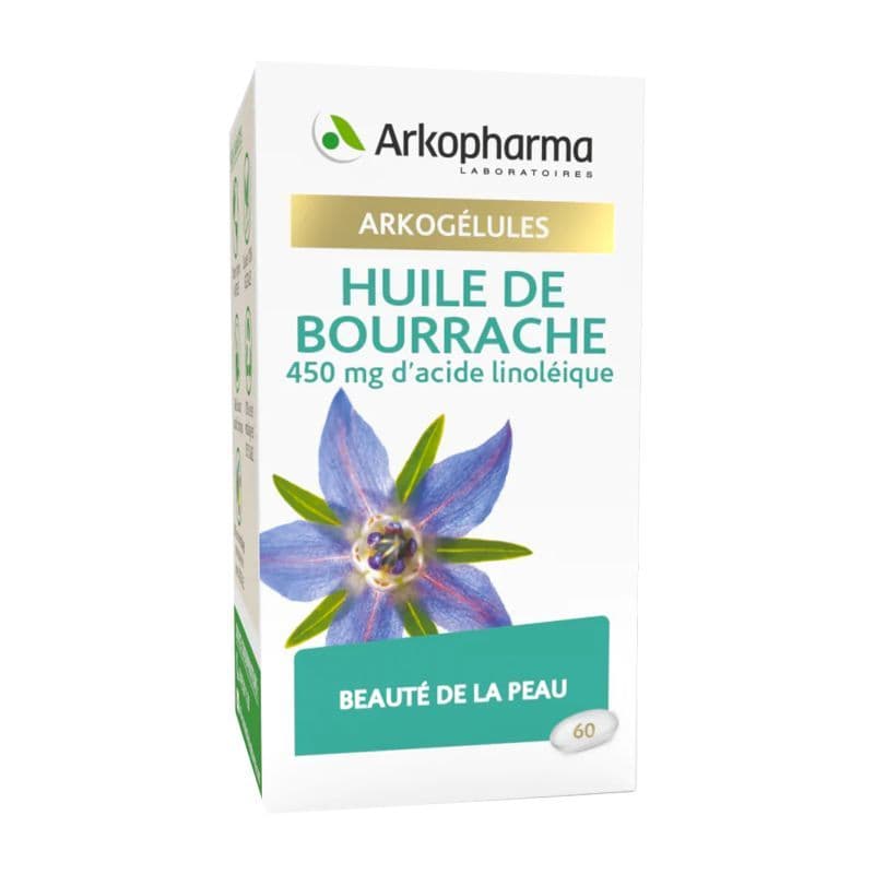 ARKOG HUILE BOURRACHE CAPS 60 — Nouvelle Pharmacie Serrier