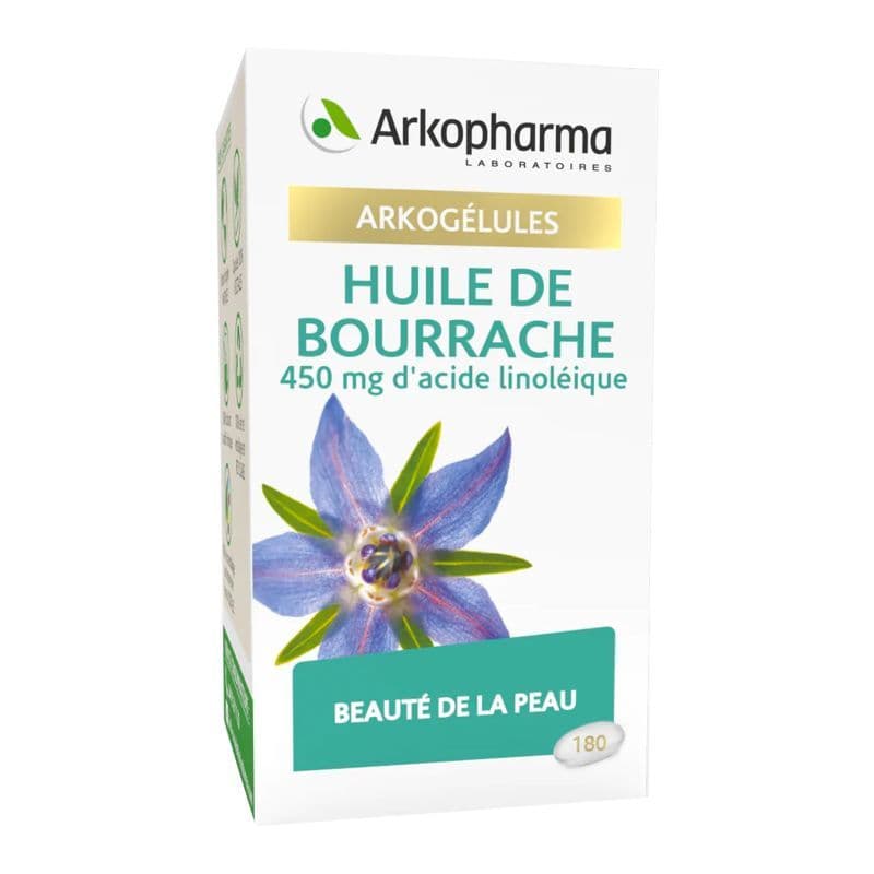 ARKOG HUILE BOURRACHE CAP 180 — Nouvelle Pharmacie Serrier