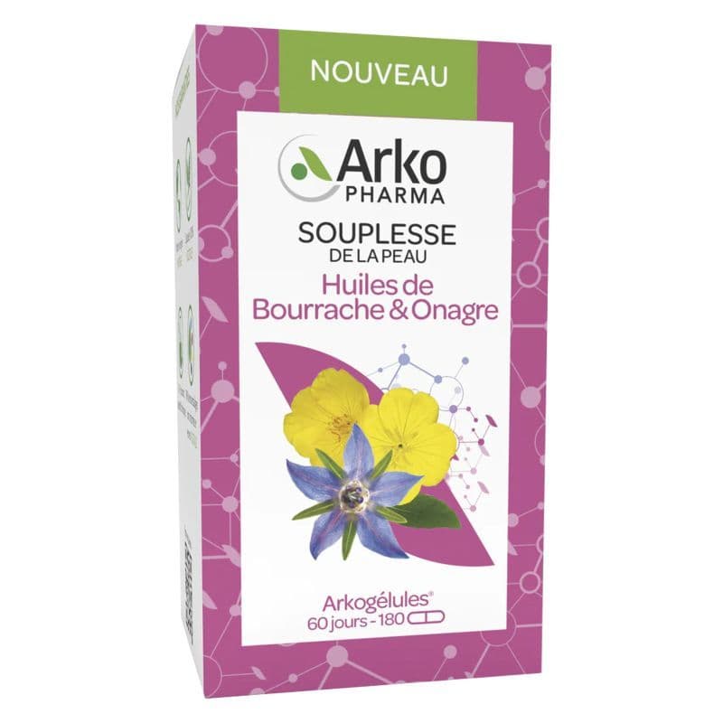 ARKOG BOURRACHE/ONAGRE CAPS 180 — Pharmacie Sainte-honorine / la cité