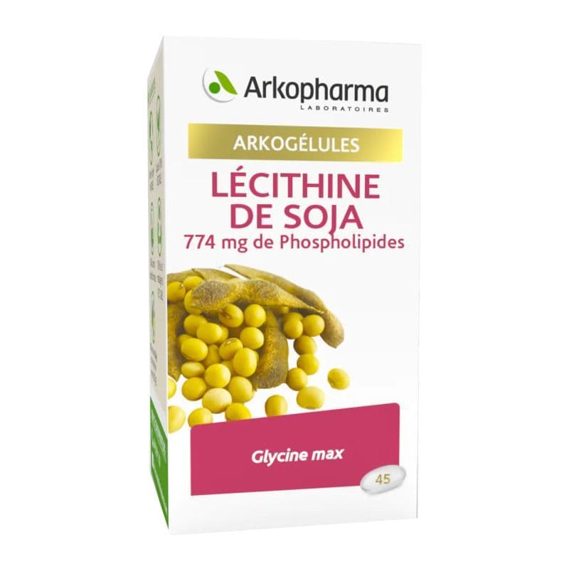 ARKOG LECITHINE SOJA CAPS 45 — Pharmacie Sainte-honorine / la cité