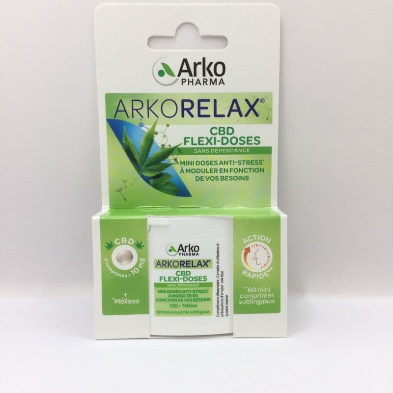ARKORELAX CBD FLEXI-DOSE CPR60 — Pharmacie des Rives du Cher