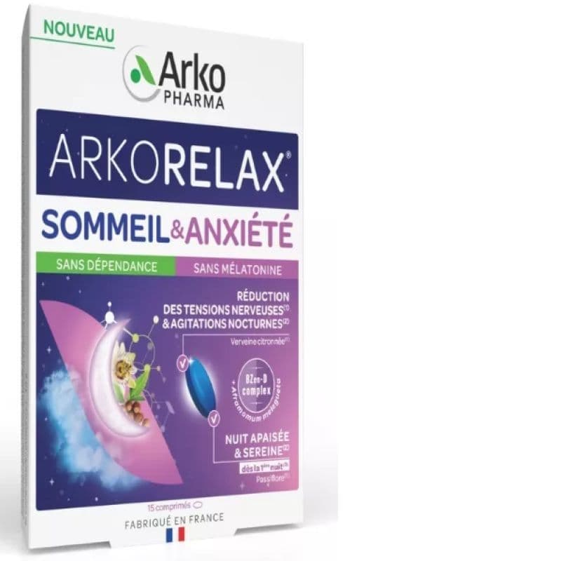 ARKORELAX SOMMEIL ANXIETE CPR 15