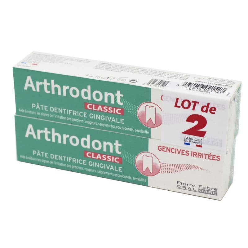 ARTHRODONT CLASSIC PATE DENT 75ML2 — Pharmacie Pharmavance Ménilmontant