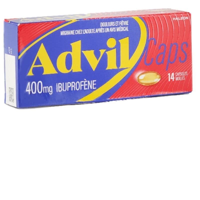 ADVILCAPS 400MG CAPS 14 — Pharmacie Chartreuse