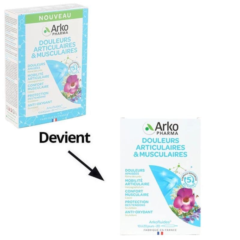 ARKOFL DOULEUR ARTIC MUSC AMP 20 — Pharmacie du Grand Vitrolles