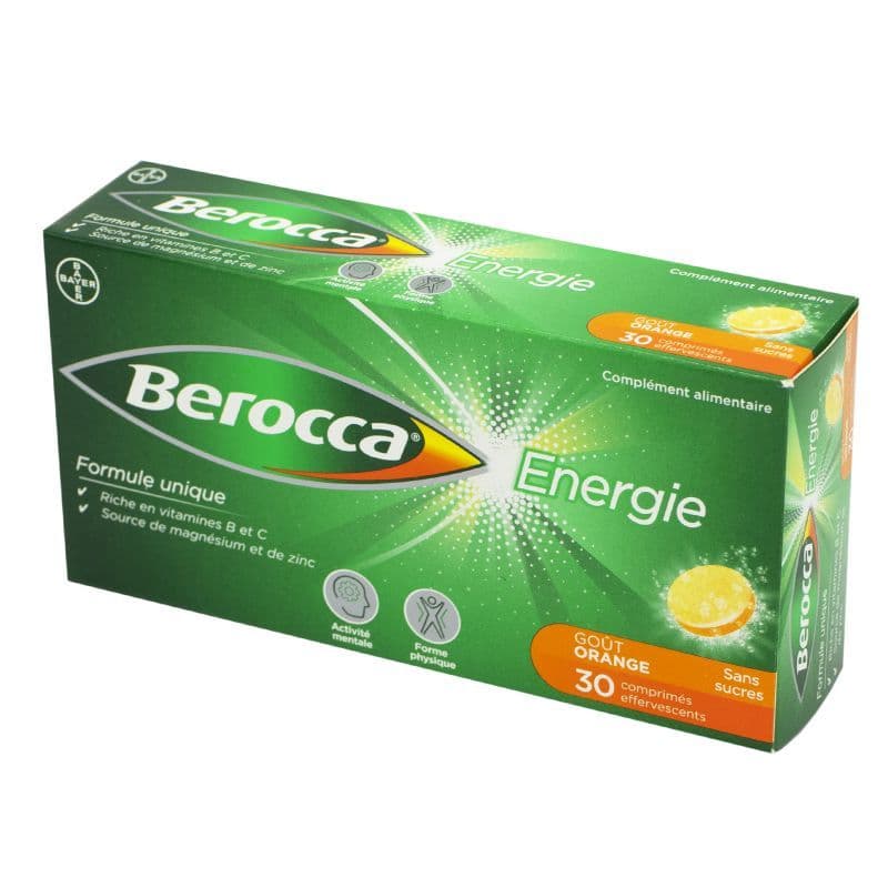 BEROCCA ENERGIE ORANGE CPR EFF 30 — Pharmacie Du Village Santé