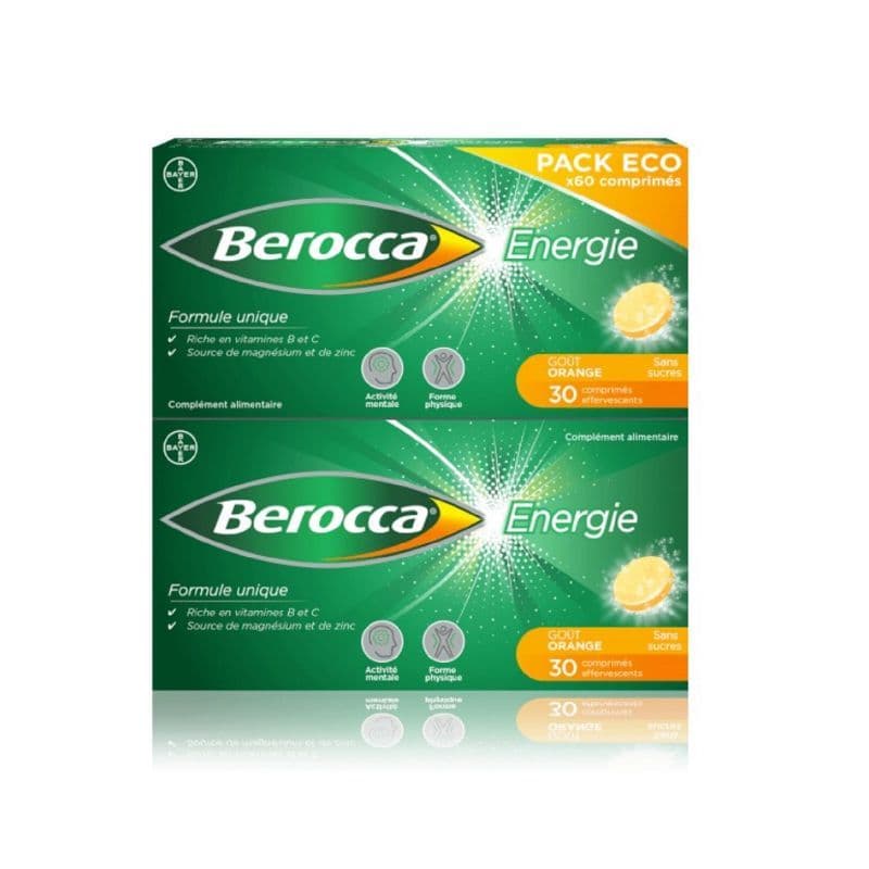 BEROCCA ENERGIE ORANGE CPR EFF 60 — Pharmacie Du Village Santé