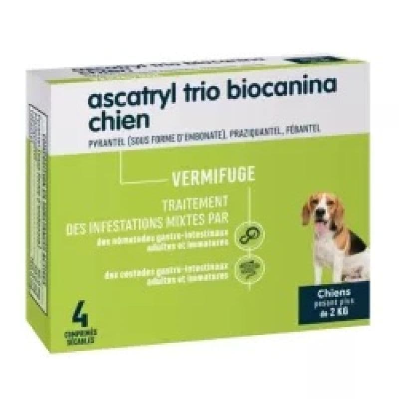 BIOCANINA ASCATRYL TRIO CHIEN CPR4 — Pharmacie Sautel