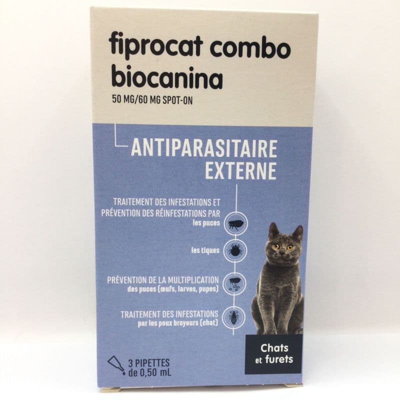 FIPROCAT COMBO CHAT FURET PIPET 3 — Pharmacie Sautel