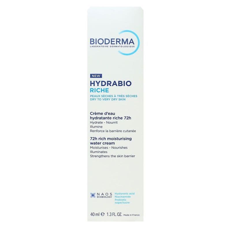 Bioderma Hydrabio Riche Creme D Eau Hydratante 72h 40ml