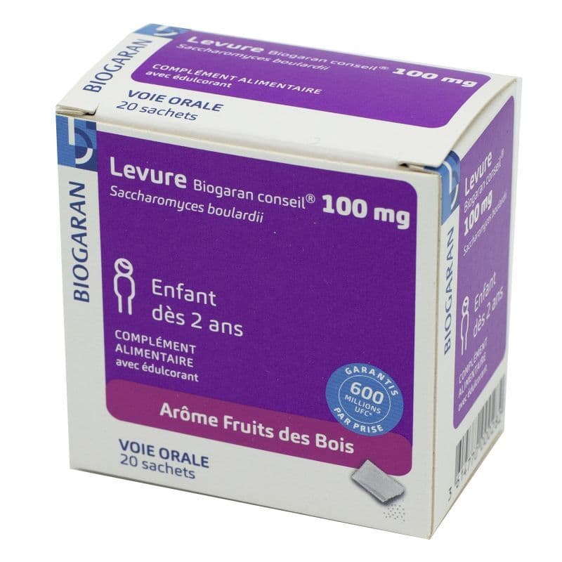 LEVURE BGR 100MG PDR SACH 20 — Pharmacie des Chalâtres