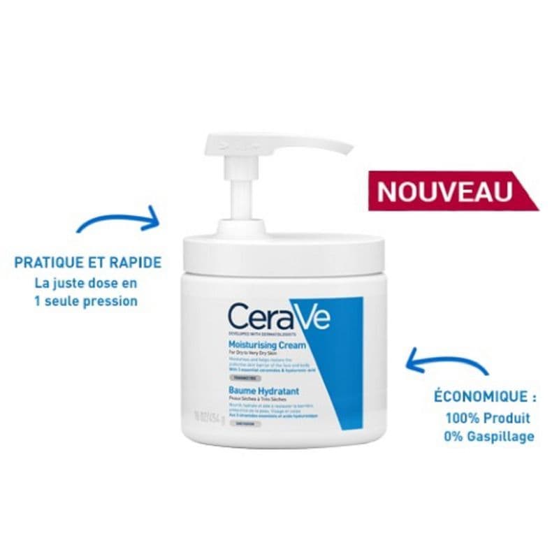 CERAVE BAUME HYDRA POT POMPE 454G — Pharmacie de Venoix