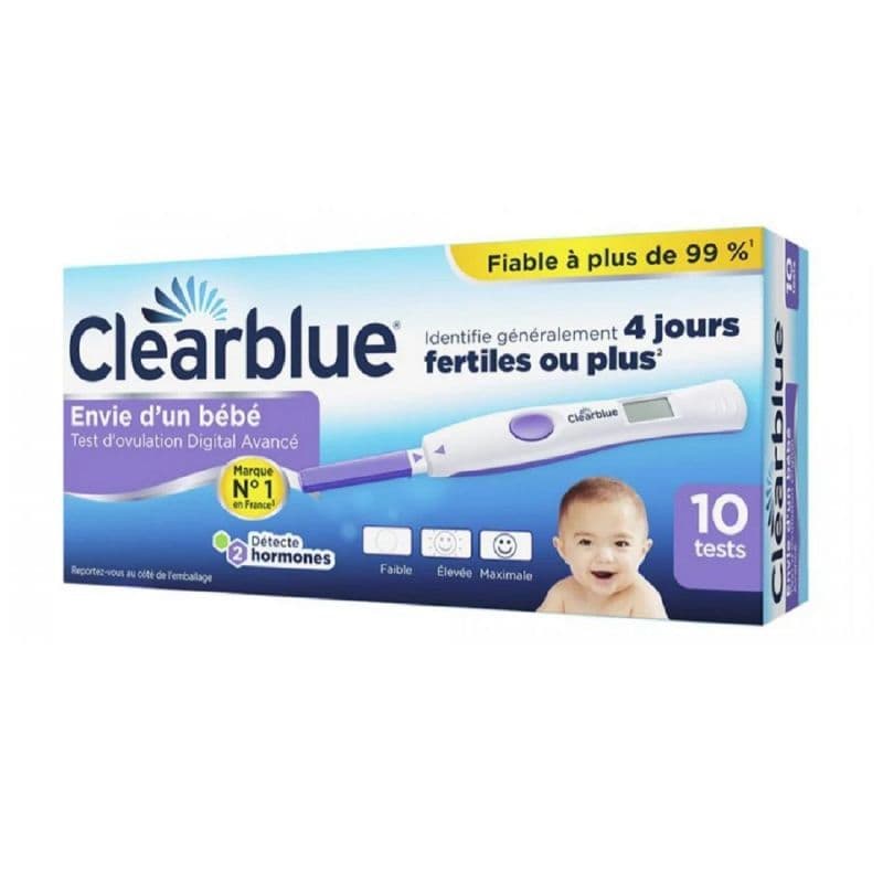 Clearblue test ovulation avec lecteur de 2 hormones — pharmacie confluence ivry