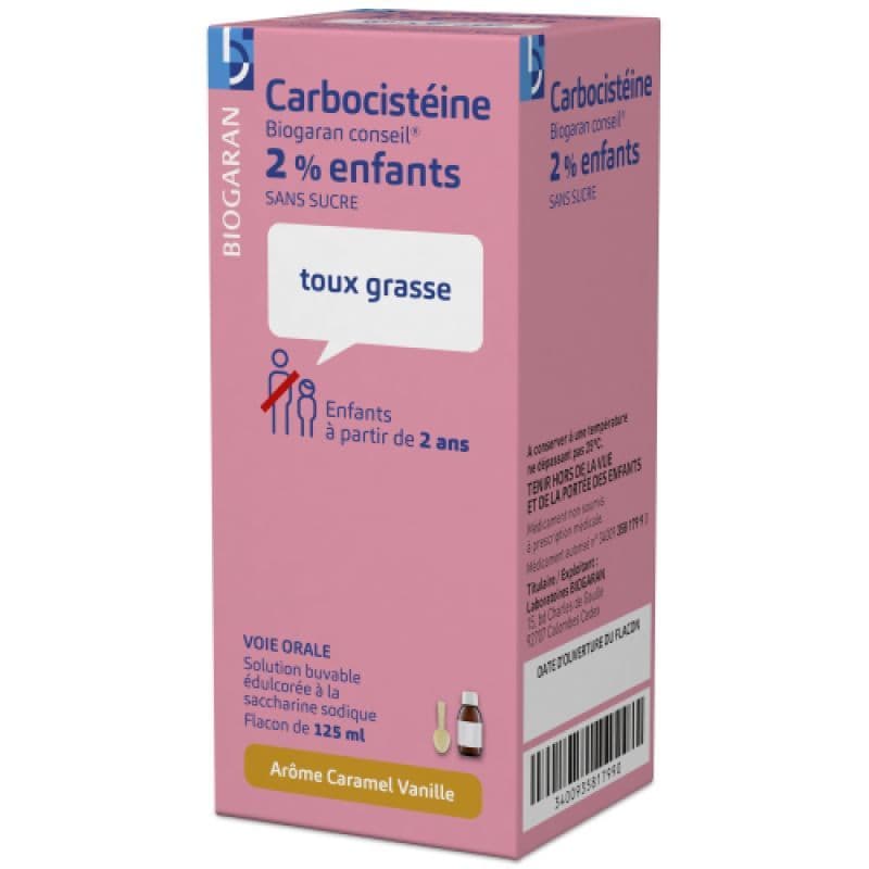 CARBOCISTEINE 2% BIOG SOL S/S125ML — Pharmacie Ammar