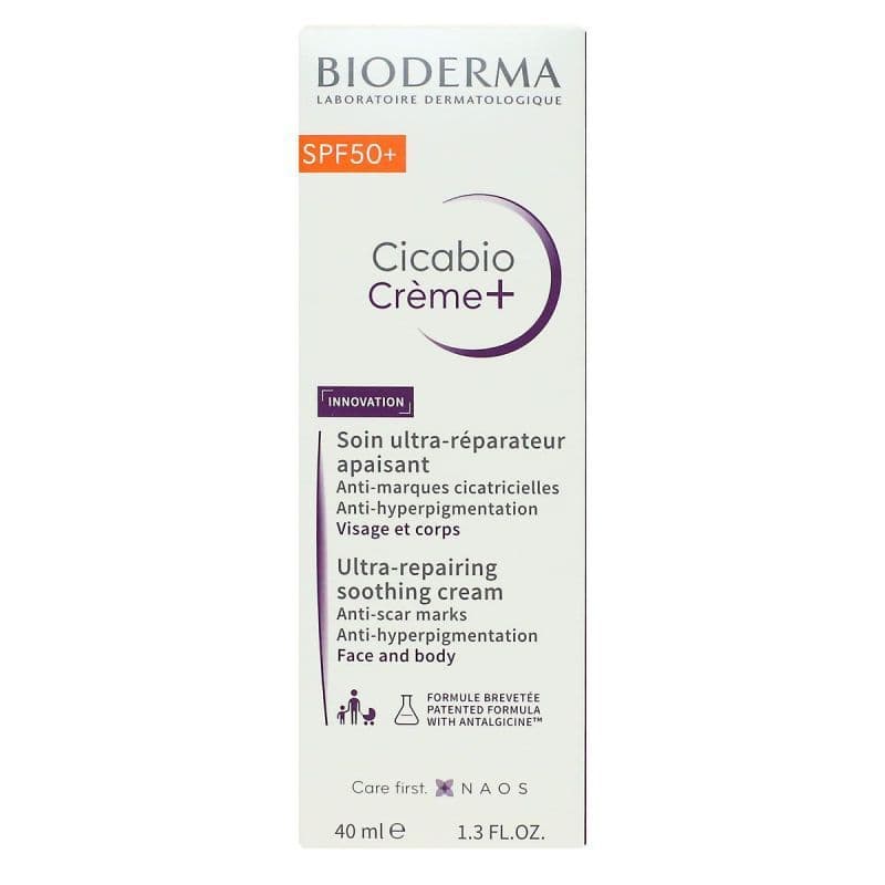 CICABIO CR+ ULTRA-REP SPF50+ 40ML — Pharmacie Bellevue Limoges