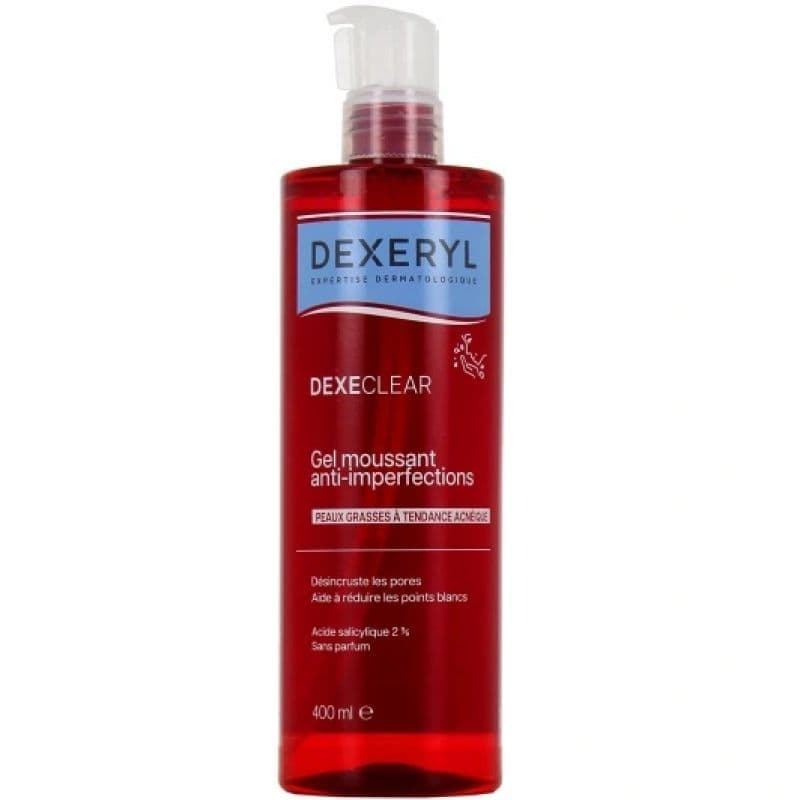 DEXERYL DEXECLEAR GEL MOUSSANT ANTI IMPERFECTIONS 400ML — Pharmacie de la Plaine - Saint-Denis