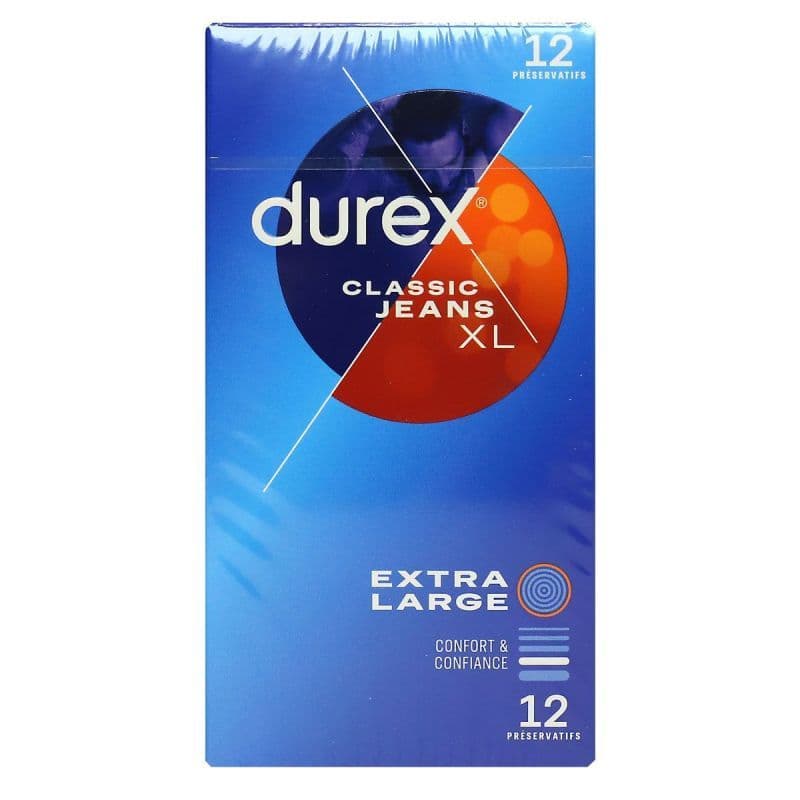 PRESERV DUREX CLASSIC JEANS XL X12 — Pharmacie de la Fontaine - Valenciennes