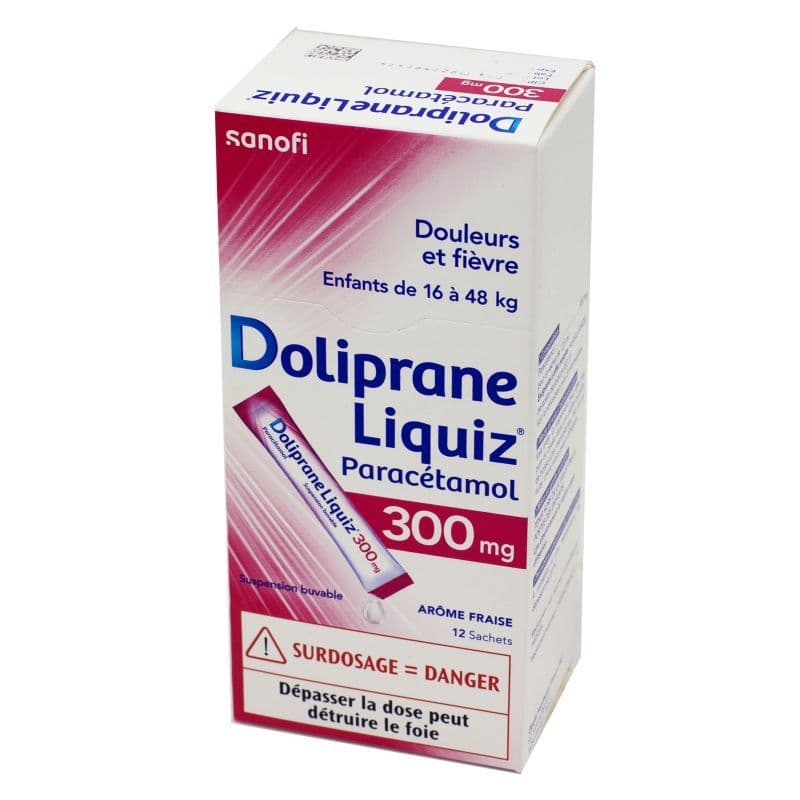 DOLIPRANELIQUIZ 300MG SACHET S/S12 — Pharmacie des Vergnes Clermont-Ferrand