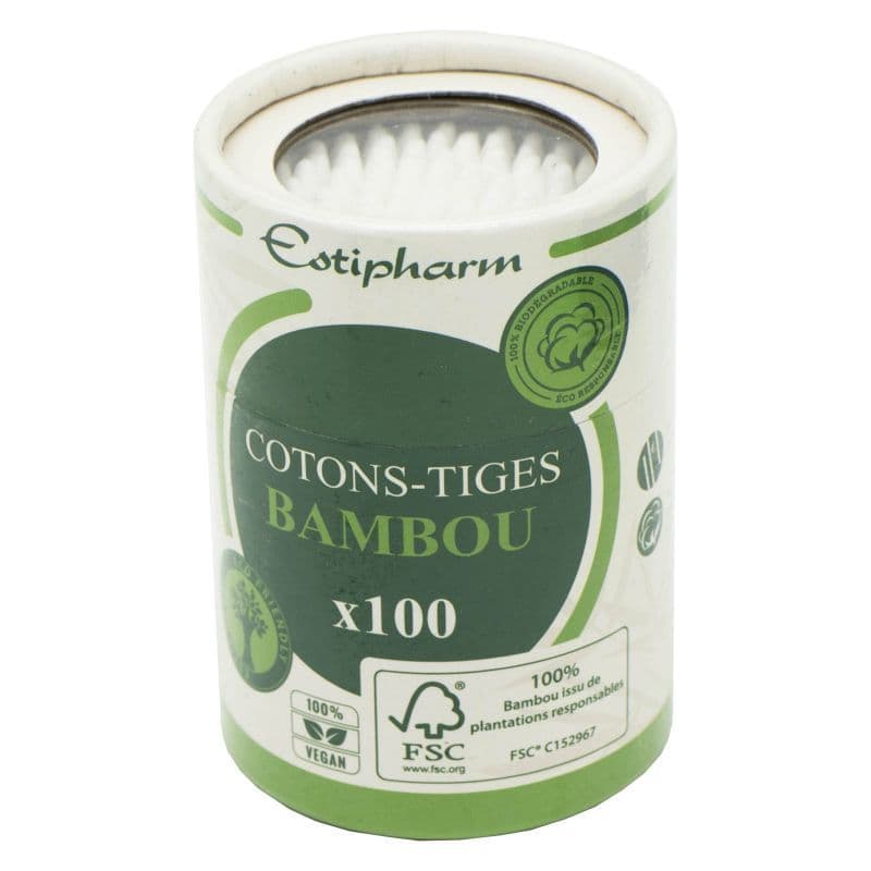 ESTIPHARM COTON TIGE BAMBOU 100 — Pharmacie des Cascades