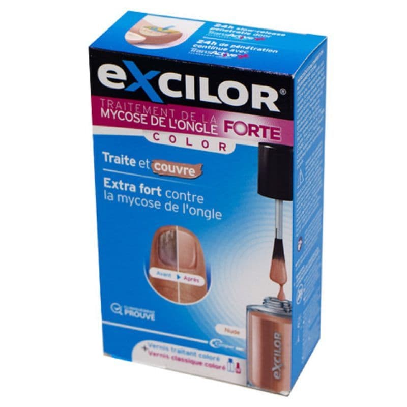EXCILOR FORTE COLOR ONGLE NUD 30ML — Pharmacie du Grand Vitrolles