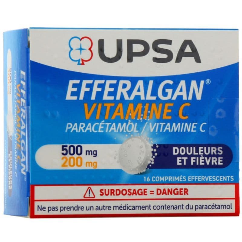 EFFERALGAN VITAMINE C CPR EFF 16 — Pharmacie Rollin Centre