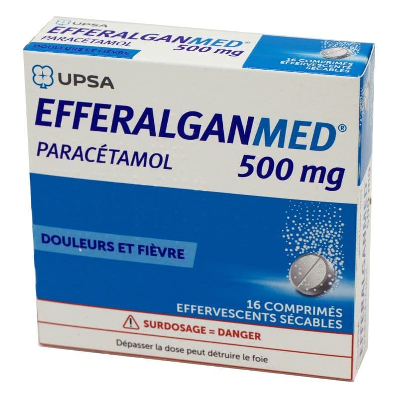 EFFERALGANMED 500MG CPR EFF SEC 16 — Pharmacie Fontaine Tours