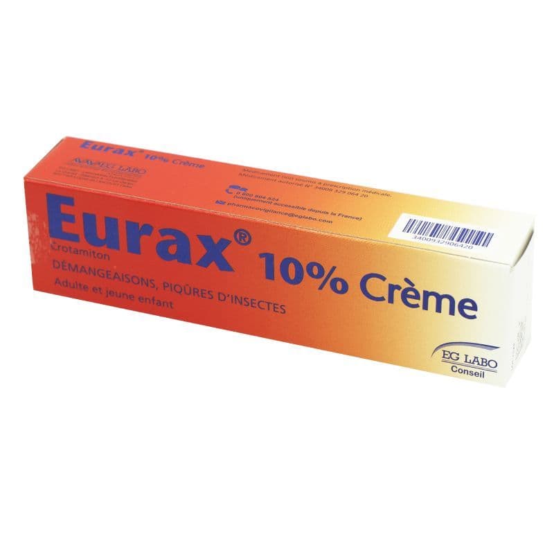 EURAX 10% CR TUB 40G — Pharmacie des Cascades