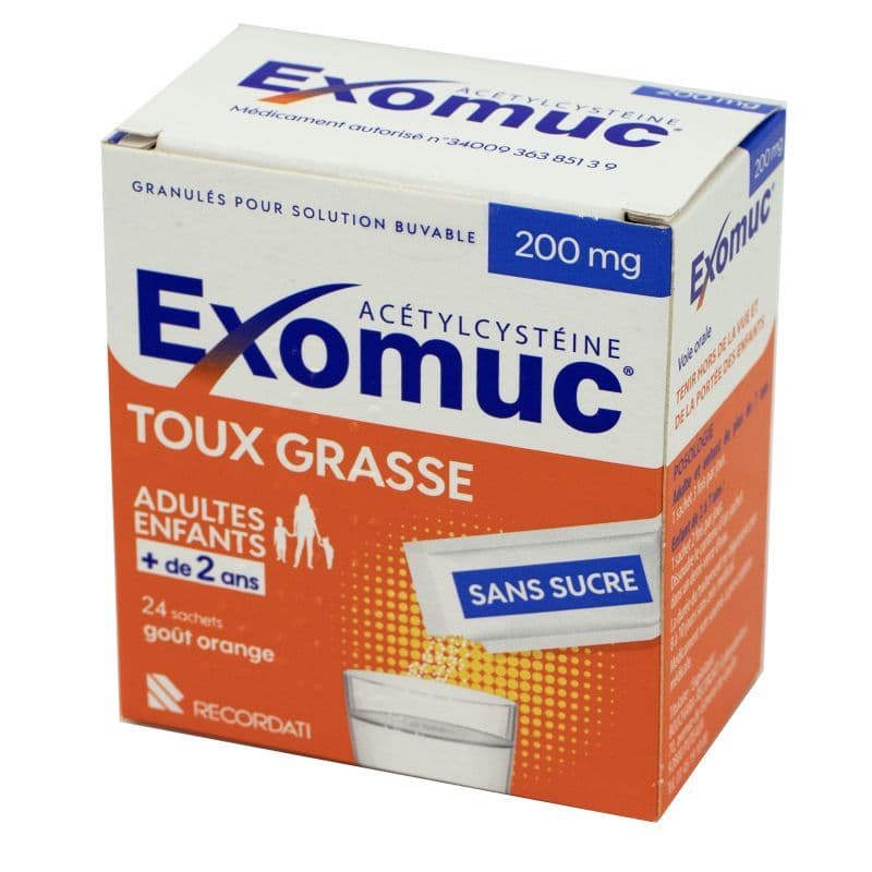EXOMUC 200MG SACHET 24 — Pharmacie du Mont Alban