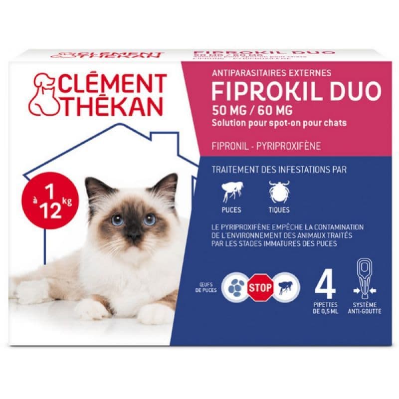 CLEM/THEK FIPROKIL DUO CHAT 4 — Pharmacie Palm Beach