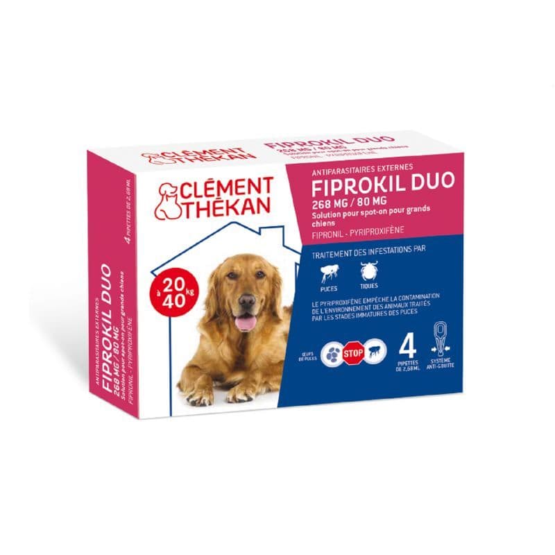 CLEM/THEK FIPROKIL DUO CHIEN 20-40 — Pharmacie Erlon