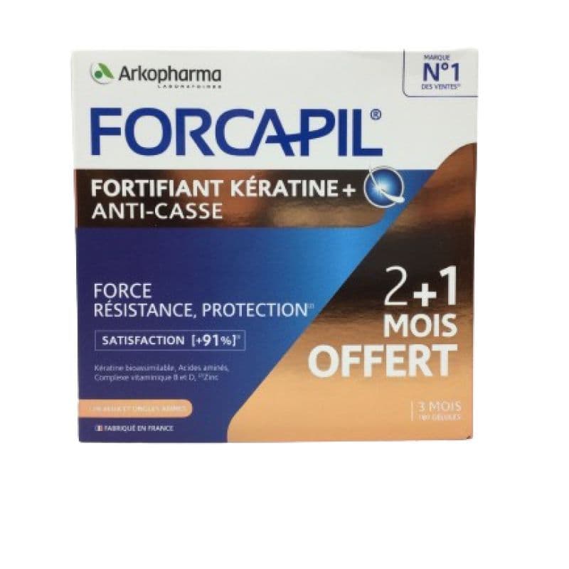 FORCAPIL FORTIFIANT+KERAT GELUL180 — Pharmacie Sainte-honorine / la cité