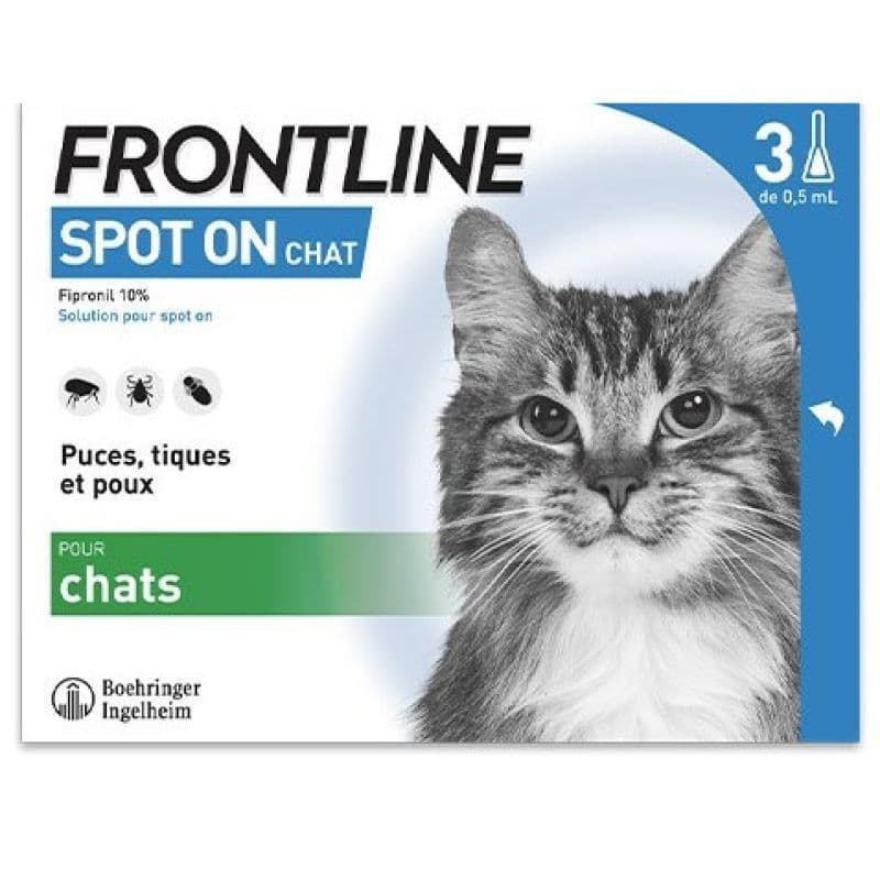 FRONTLINE CHAT SPOTON PIPET 3 — Pharmacie Capucins Pharma