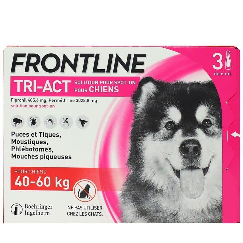FRONTLINE TRI ACT CHIEN XL PIPET 3 — Pharmacie de la Rocade - Annecy