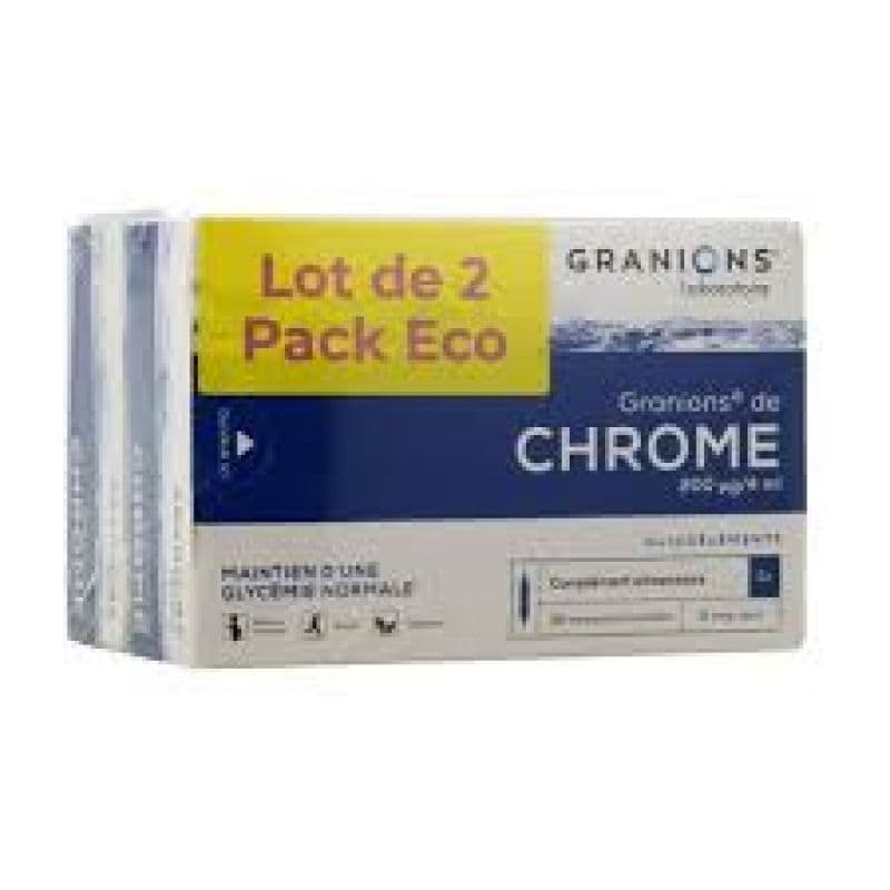 GRANIONS CHROME 200MCG AMP30 X2