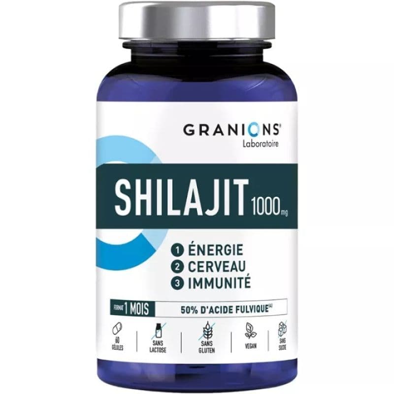 GRANIONS SHILAJIT 1000MG GELUL 60 — pharmacie onehealth
