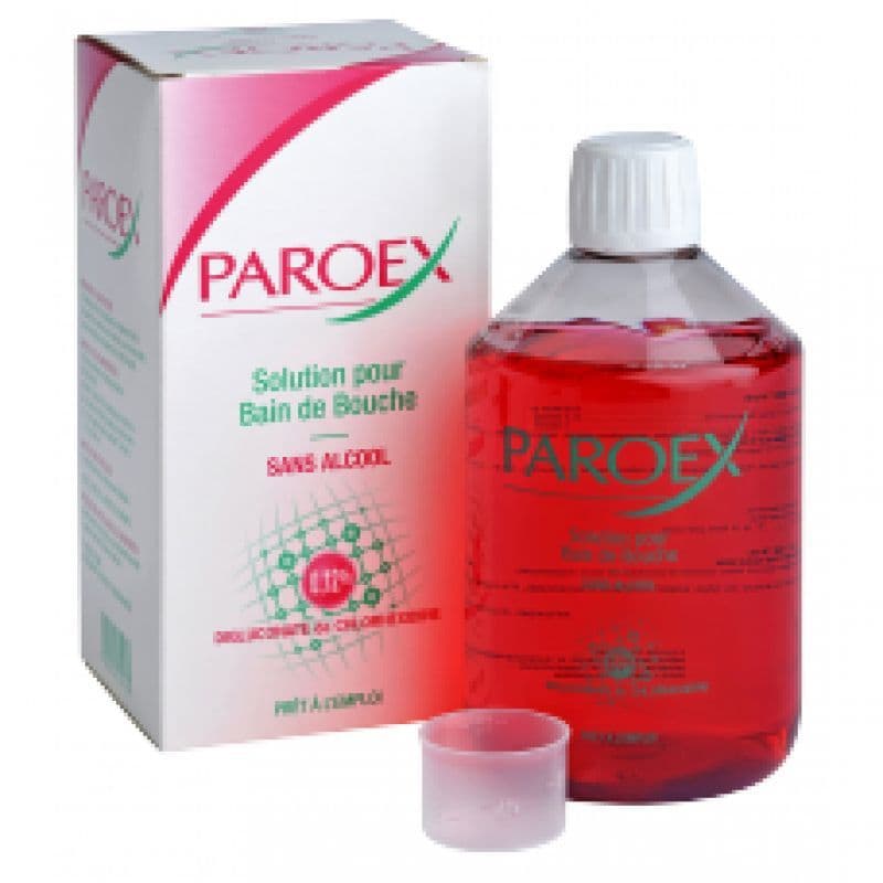 PAROEX 0,12% BAIN BOUCHE FL 500ML — Pharmacie Marie Stuart
