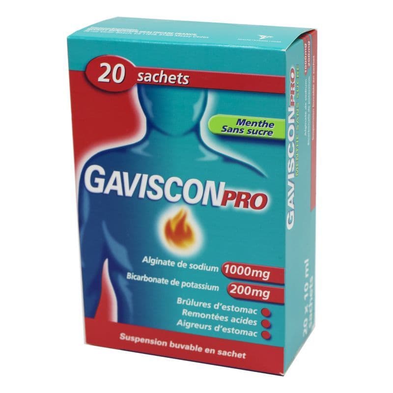 GAVISCONPRO MENTHE SACHET 10ML 20 — Pharmacie Rollin Centre