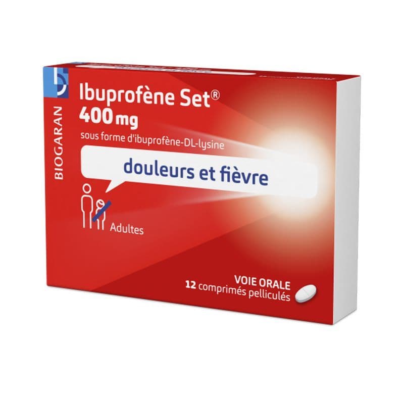 IBUPROFENE 400MG SET CPR 12 — Pharmacie St Honoré - Amiens